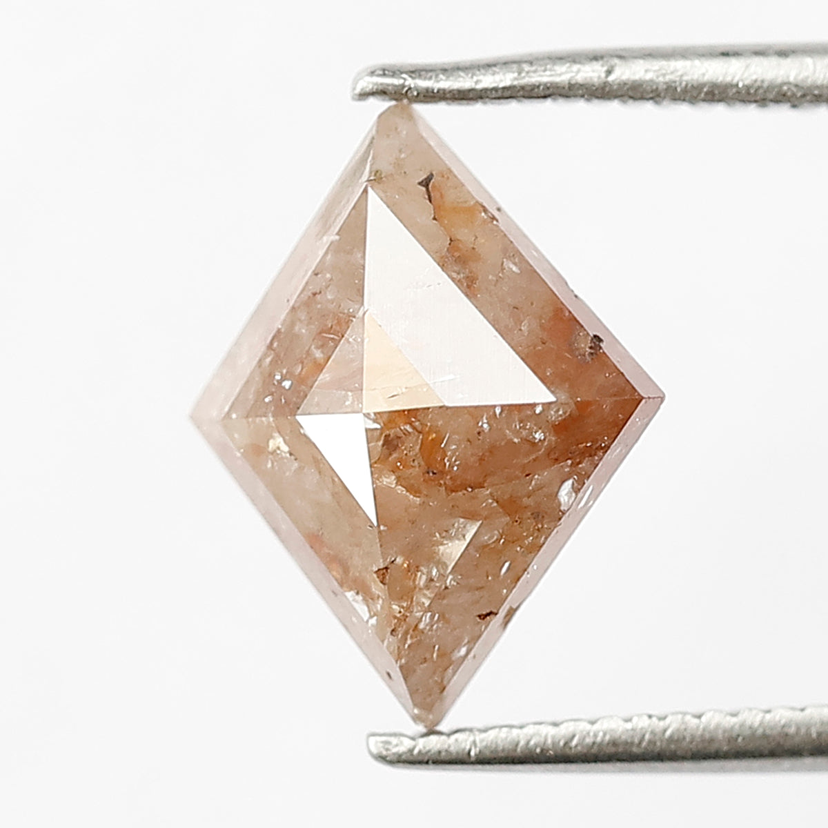2.00 CT Kite Shape Rustic Diamond, Natural Reddish Loose Conflict Free Diamond For Kite Diamond Ring