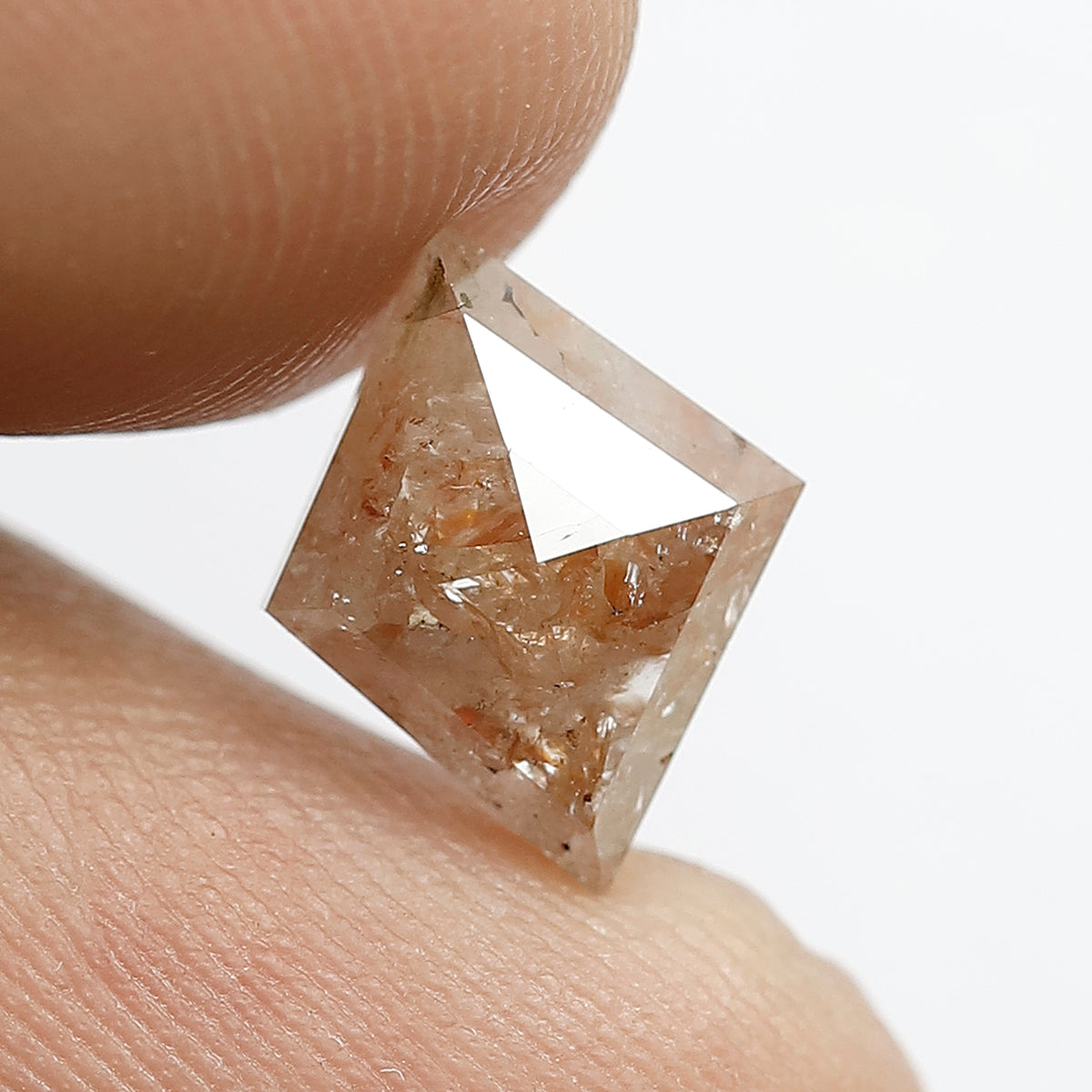 2.00 CT Kite Shape Rustic Diamond, Natural Reddish Loose Conflict Free Diamond For Kite Diamond Ring