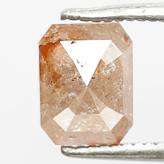 Natural Emerald Shape 1.46 CT, 7 x 5 MM Loose Reddish Conflict Free Diamond