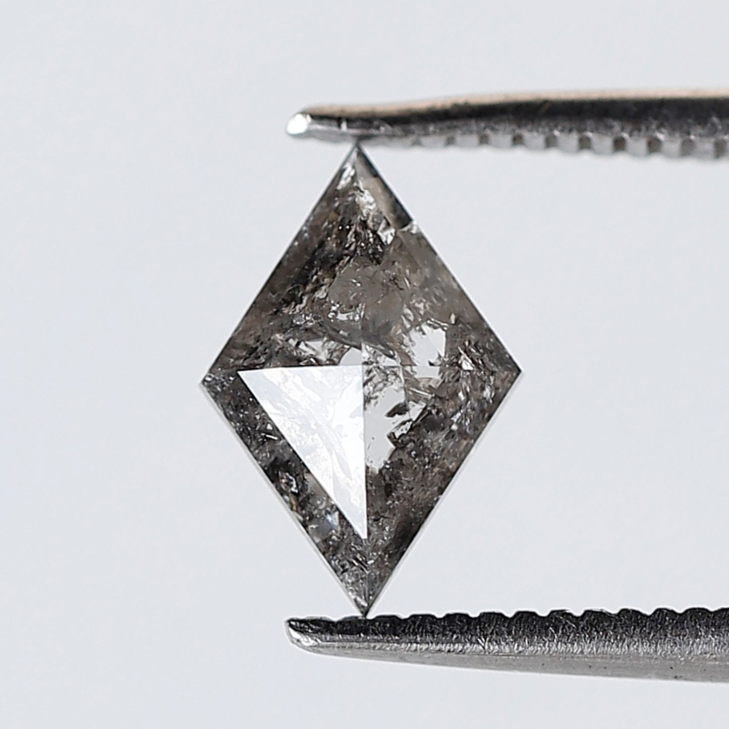 0.72 CT 8.90 MM Kite Shape Salt and Pepper Grey Black Color Natural Loose Diamond