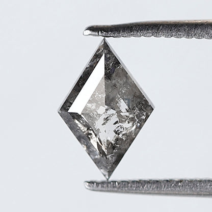 0.72 CT 8.90 MM Kite Shape Salt and Pepper Grey Black Color Natural Loose Diamond