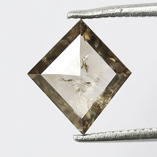 1.49 CT Translucent Brownish Kite Shape Diamond Natural 9.90 MM Earth Mined Rustic Diamond For Wedding Band