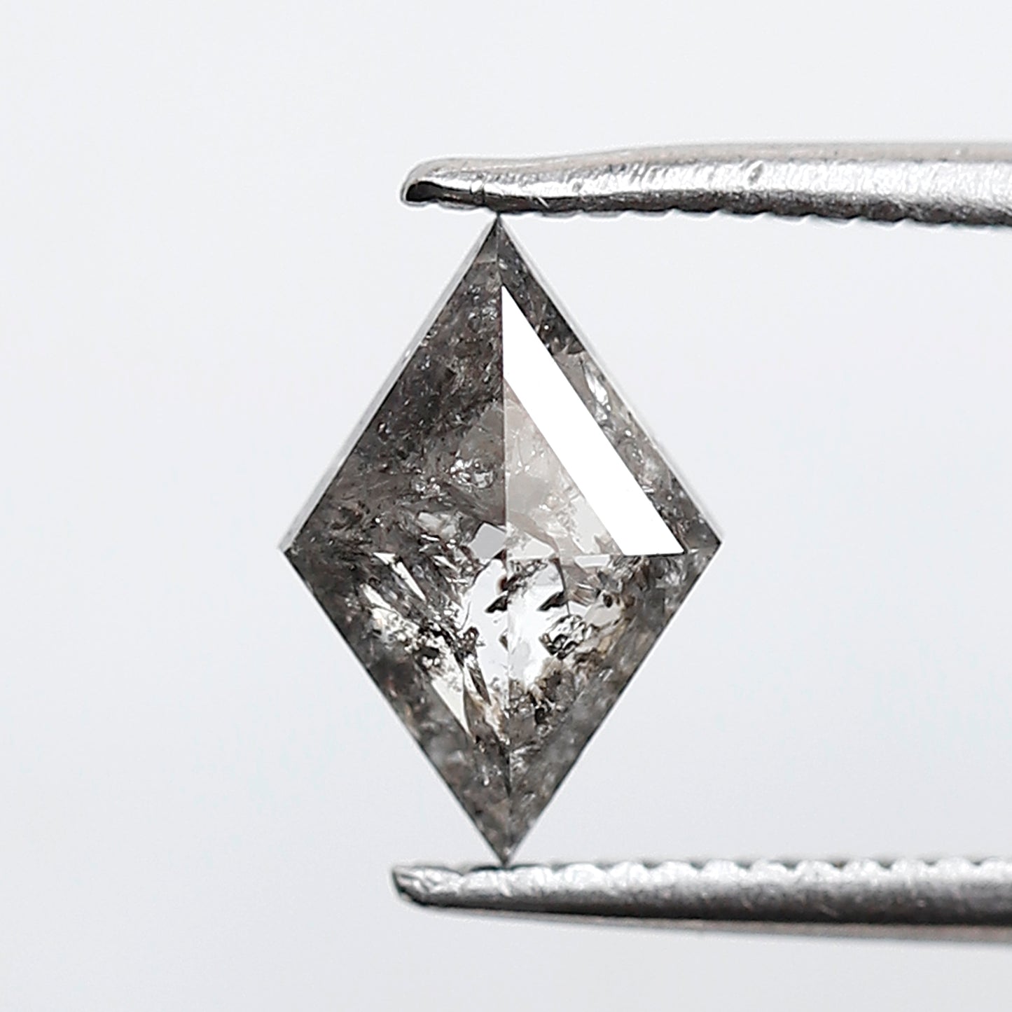 0.72 CT 8.90 MM Kite Shape Salt and Pepper Grey Black Color Natural Loose Diamond