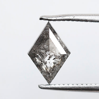 0.72 CT 8.90 MM Kite Shape Salt and Pepper Grey Black Color Natural Loose Diamond