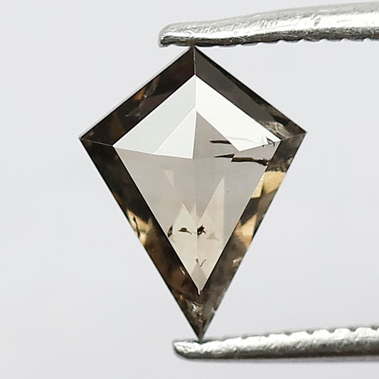 0.90 CT Kite Shape Loose Rustic Diamond, Natural Brownish color Earth Mined Diamond For Pendant