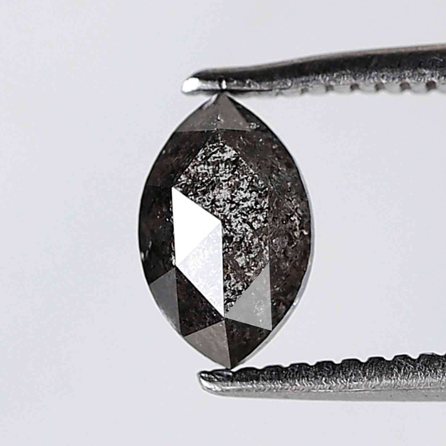 0.69 Ct 6.90 MM Marquise Shape Natural Loose marquise Salt and Pepper Grey Black Color Diamond