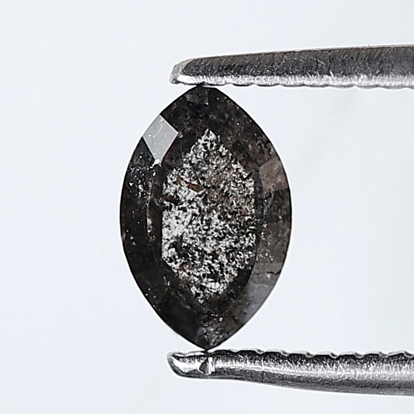 0.69 Ct 6.90 MM Marquise Shape Natural Loose marquise Salt and Pepper Grey Black Color Diamond
