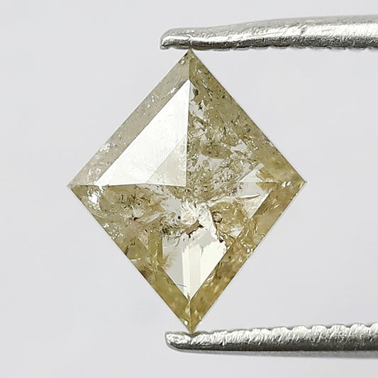 1.14 Ct Translucent Kite Shape Rustic Diamond | 9.30 mm Natural Conflict Free Loose Diamond for Engagement Ring