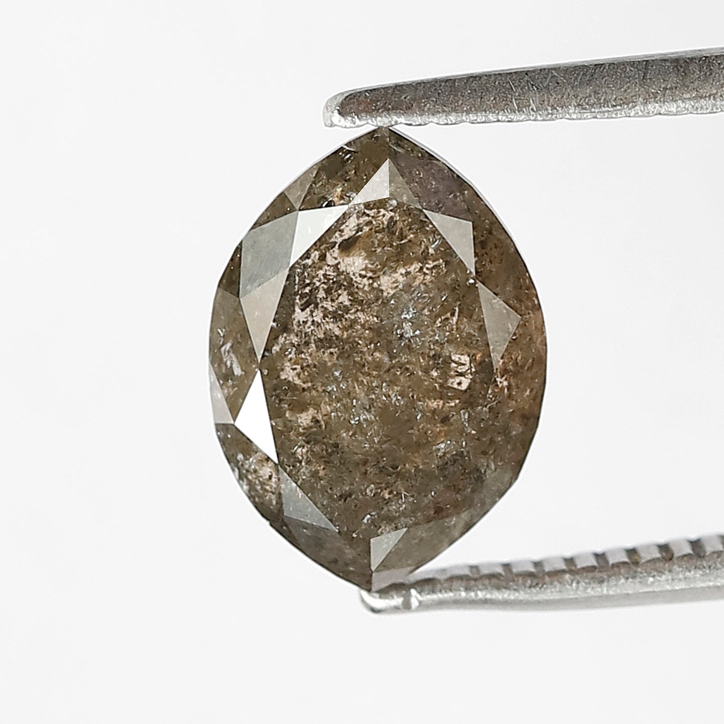 1.83 CT marquise Shape Salt and Pepper Diamond 9.40 MM brown grey Color Loose Natural Diamond For Wedding Ring