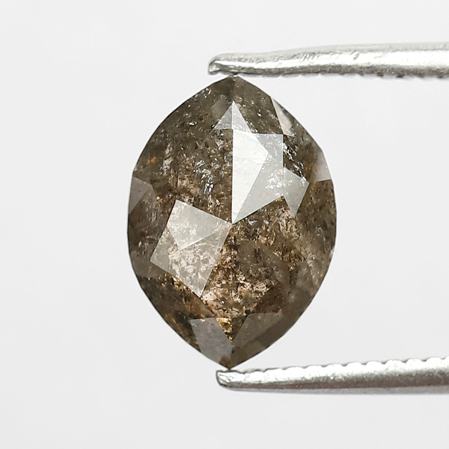 1.83 CT marquise Shape Salt and Pepper Diamond 9.40 MM brown grey Color Loose Natural Diamond For Wedding Ring