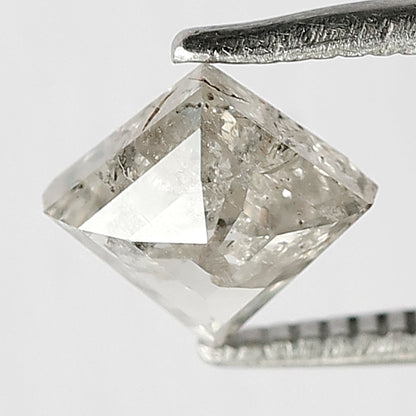 1.03 CT Kite Shape Luminous Grey Salt and Pepper Loose Diamond Fancy Cut Suitable for Silver or Platinum Ornaments