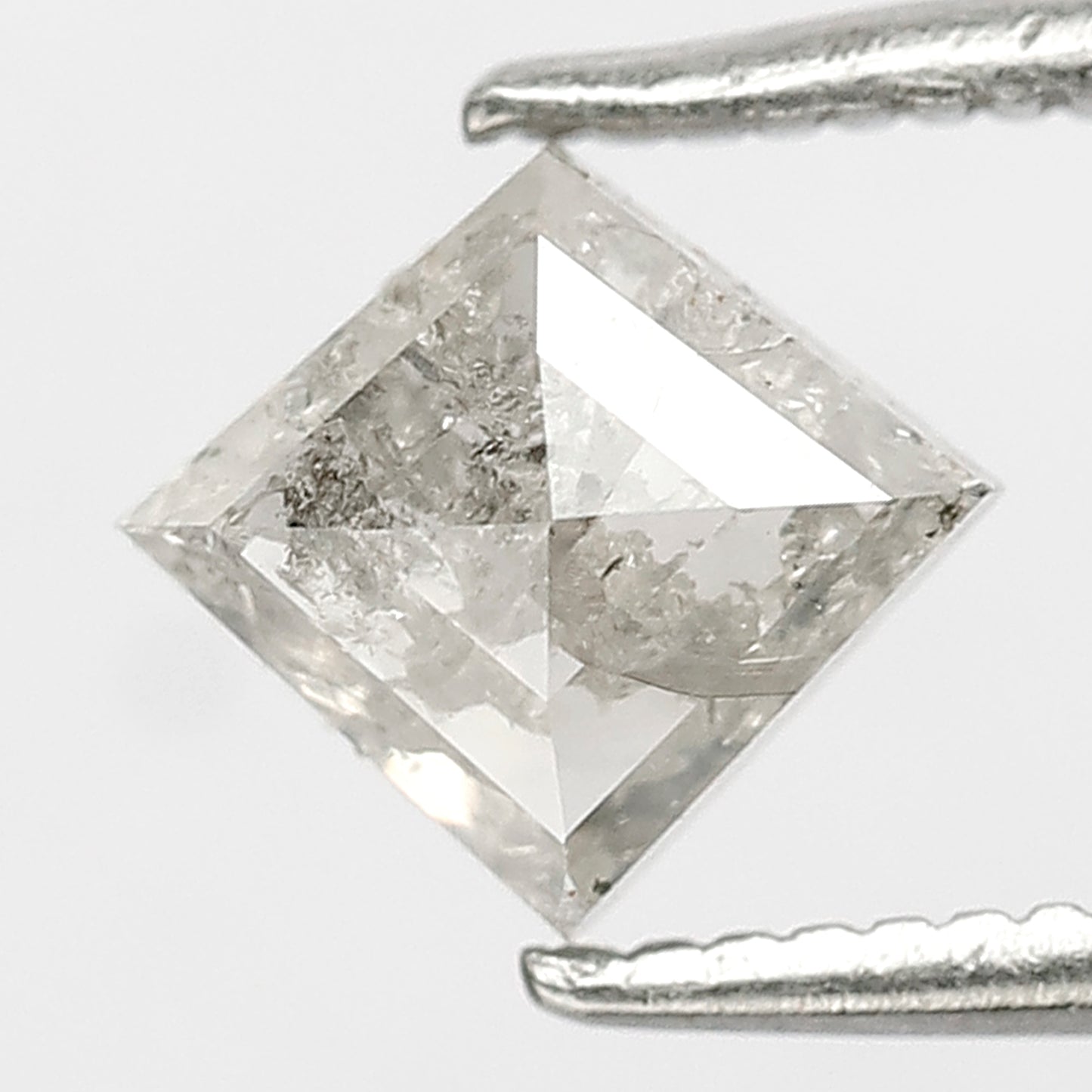 1.03 CT Kite Shape Luminous Grey Salt and Pepper Loose Diamond Fancy Cut Suitable for Silver or Platinum Ornaments