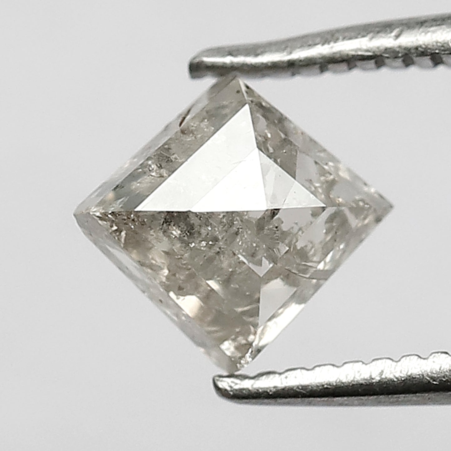 1.03 CT Kite Shape Luminous Grey Salt and Pepper Loose Diamond Fancy Cut Suitable for Silver or Platinum Ornaments