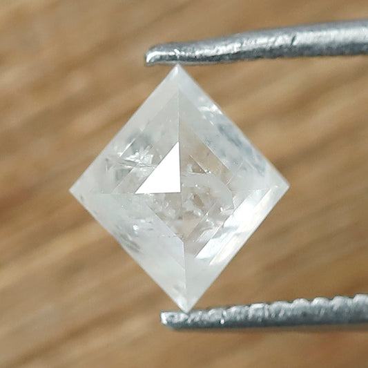 1.07 Ct Kite Shape Misty White Salt & Pepper Diamond | Natural Loose Diamond for Ring