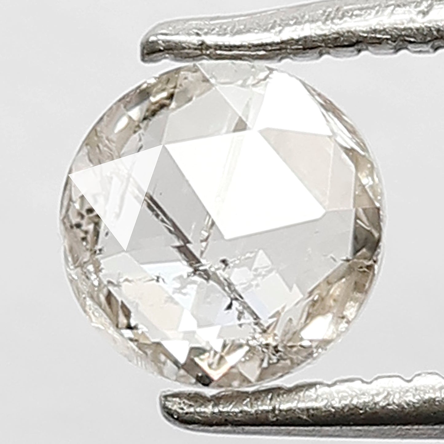 0.48 CT Round Shape Natural Diamond 5.4 MM IJ color SI Clarity Loose Rose cut Diamond For Wedding Ring
