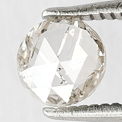 0.48 CT Round Shape Natural Diamond 5.4 MM IJ color SI Clarity Loose Rose cut Diamond For Wedding Ring
