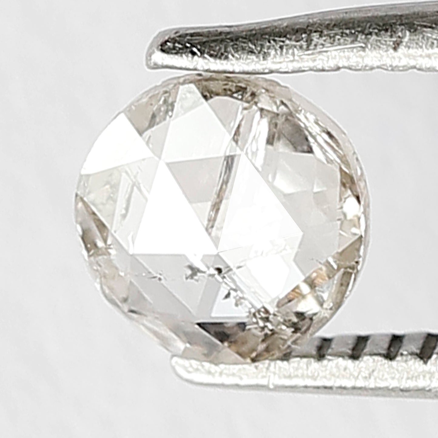 0.48 CT Round Shape Natural Diamond 5.4 MM IJ color SI Clarity Loose Rose cut Diamond For Wedding Ring