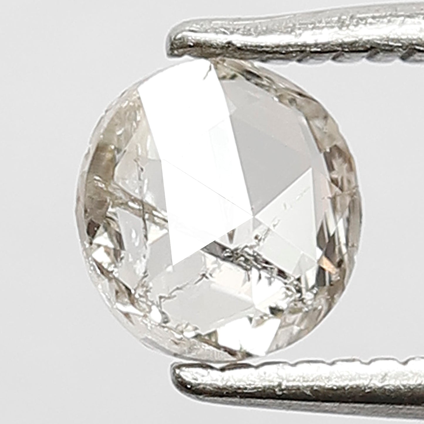 0.48 CT Round Shape Natural Diamond 5.4 MM IJ color SI Clarity Loose Rose cut Diamond For Wedding Ring