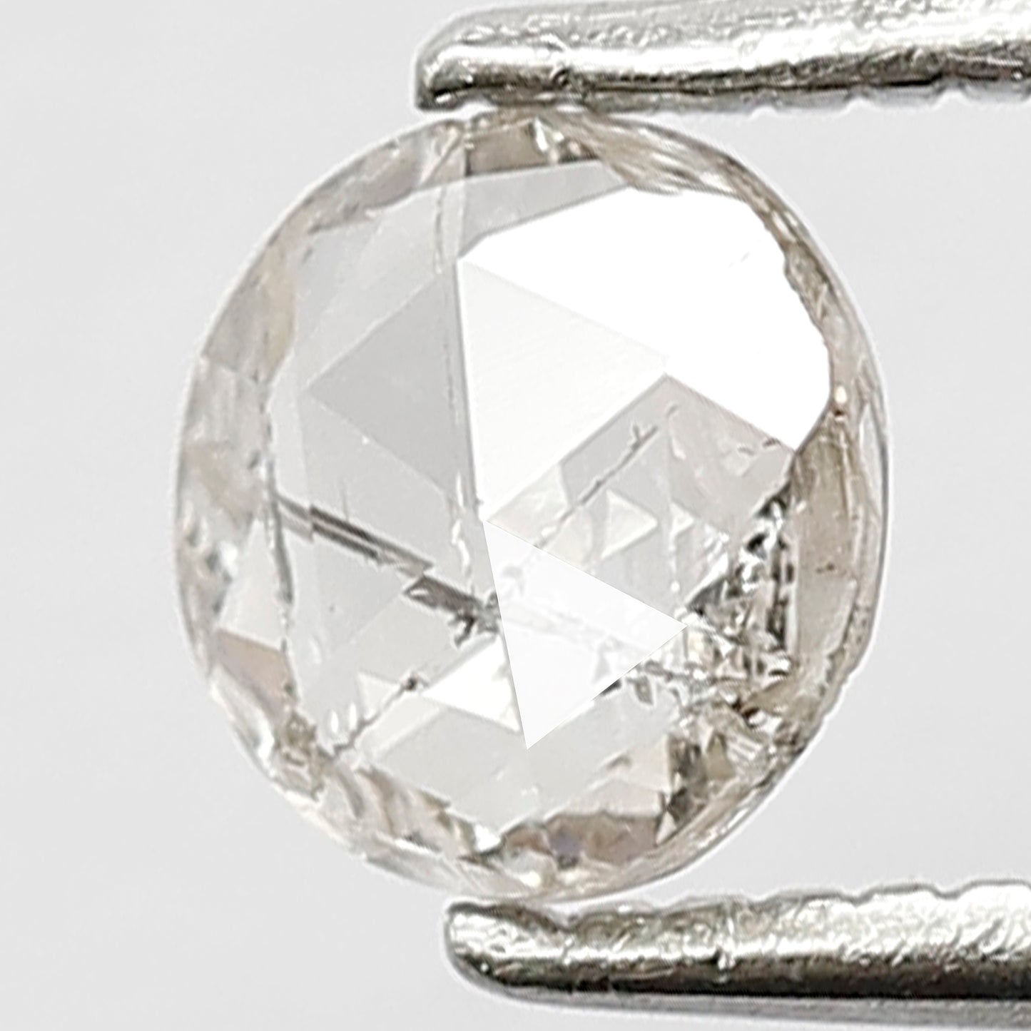0.48 CT Round Shape Natural Diamond 5.4 MM IJ color SI Clarity Loose Rose cut Diamond For Wedding Ring