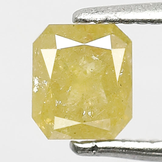 Asscher Cut 0.72 Ct Natural Rustic Diamond | Loose Ethical Earth Mined Diamond