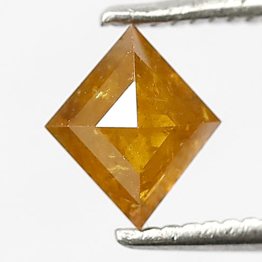 0.70 CT Kite Shape Loose Rustic Diamond Natural Yellowish Brown Conflict Free Diamond For Making Pendant
