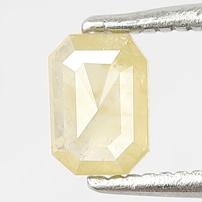 0.49 CT Natural Emerald Rustic Diamond, 5.60 MM Loose Ethical Yellowish Diamond For Anniversary Ring