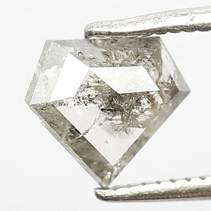 0.94 CT Grey Black Loose Diamond Shape  Salt and Pepper Diamond ideal for making Cluster Ring