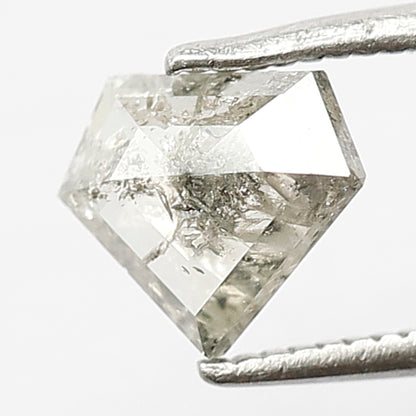 0.94 CT Grey Black Loose Diamond Shape  Salt and Pepper Diamond ideal for making Cluster Ring