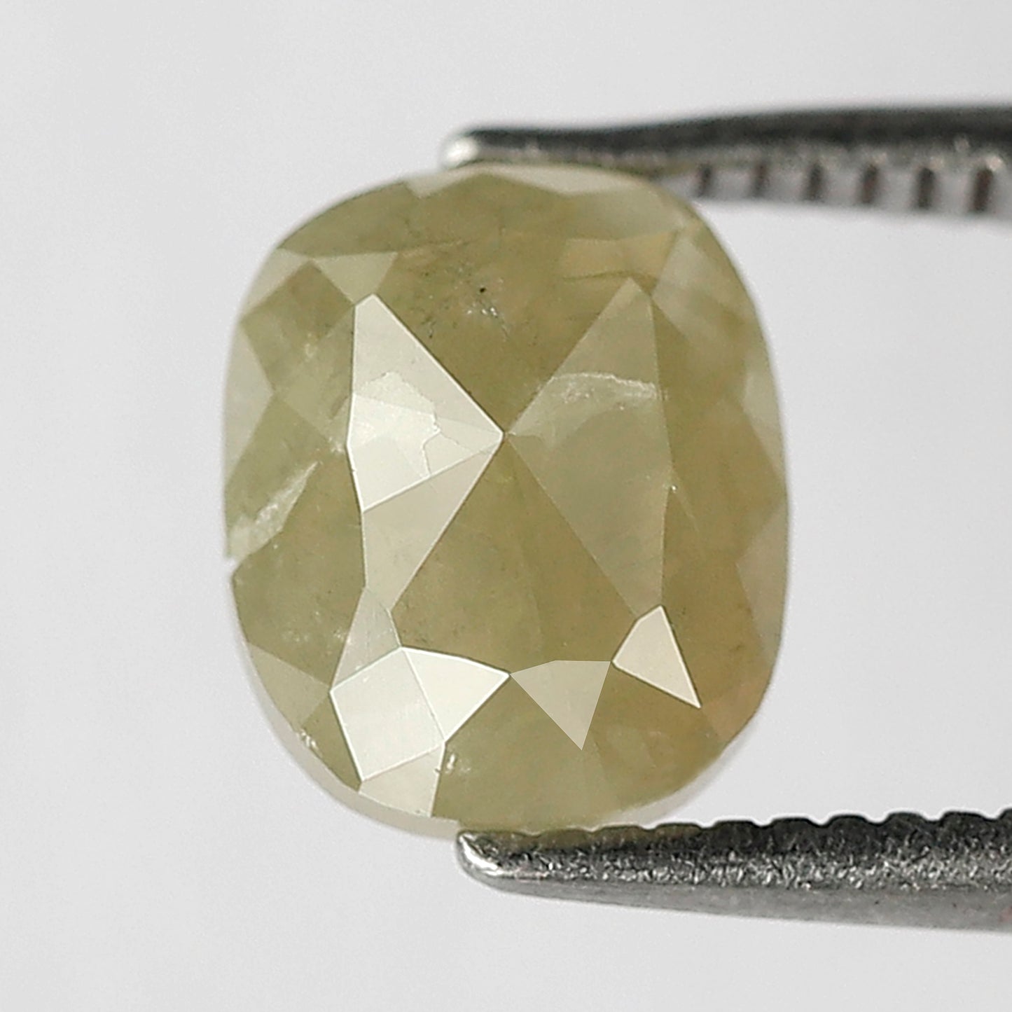 1.50 CT Oval ICY green salt and pepper diamond loose Unique diamond