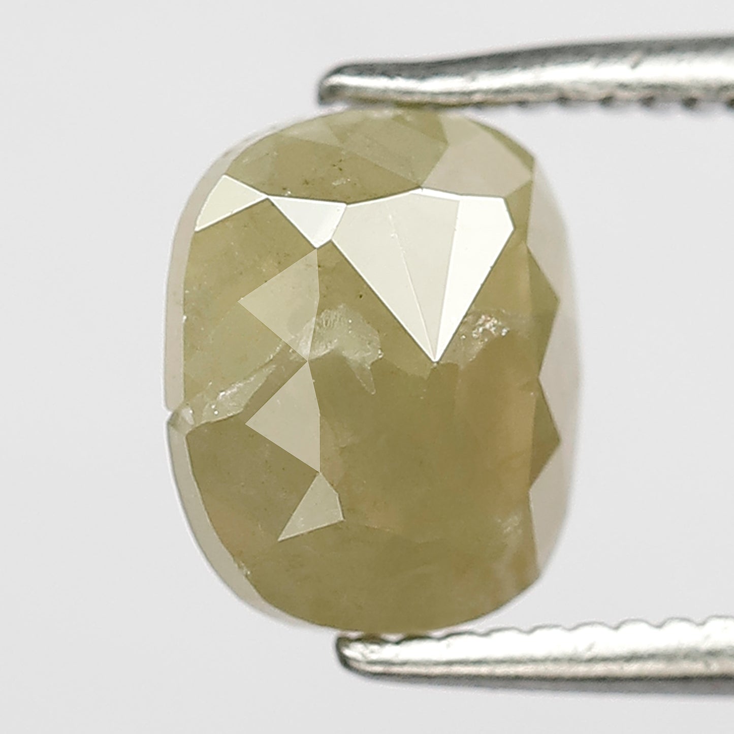 1.50 CT Oval ICY green salt and pepper diamond loose Unique diamond