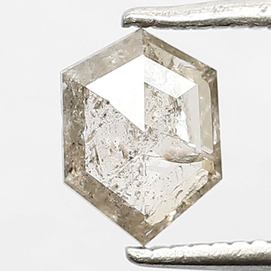 0.72 CT Marvelous Geometric Shape Fancy Brownish Color Polished Conflict Free Salt and Pepper Diamond Perfect For Making Vintage Jewelry