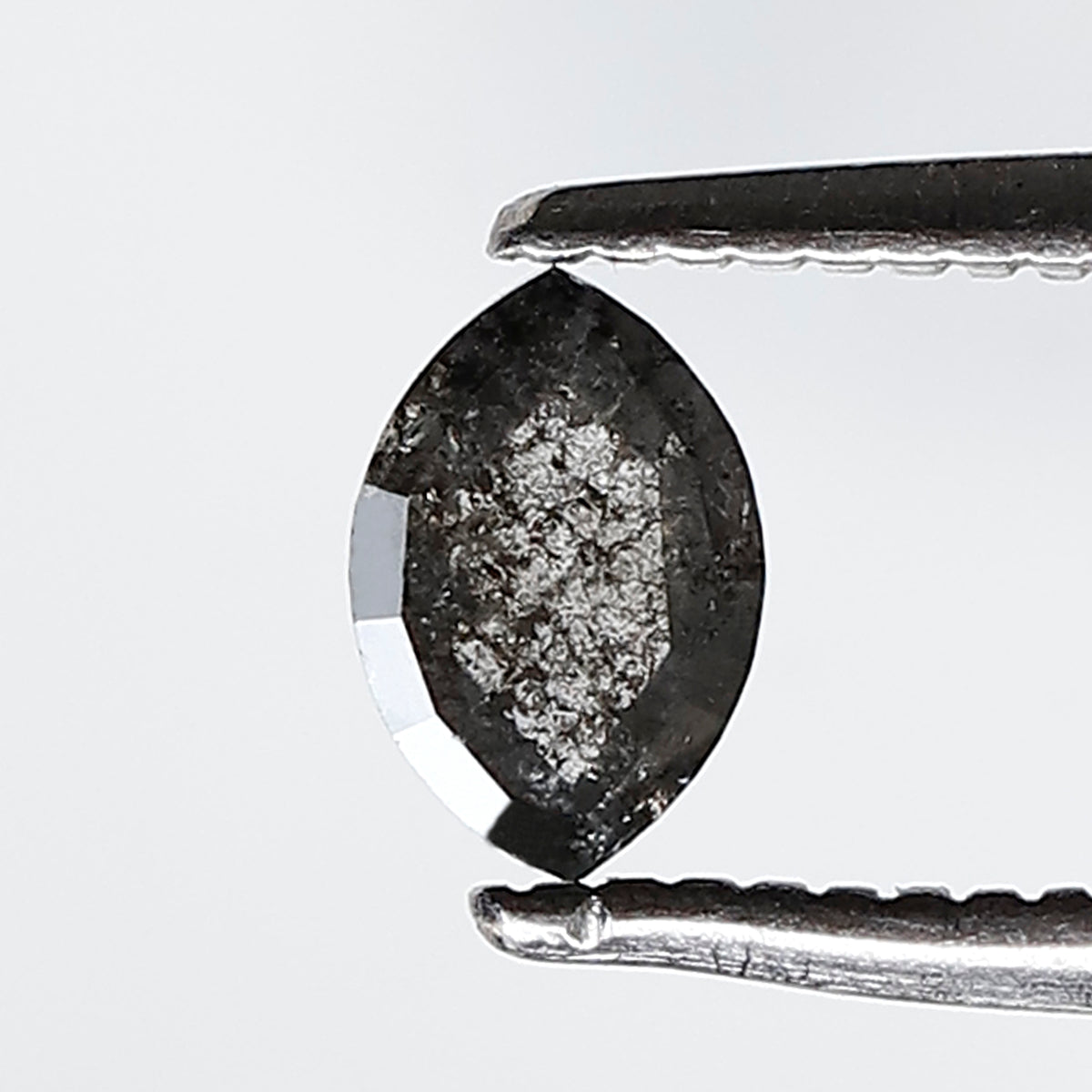 0.40 CT 5.50 MM Marquise Shape Salt and Pepper Diamond Natural Loose Gray Black Color Diamond