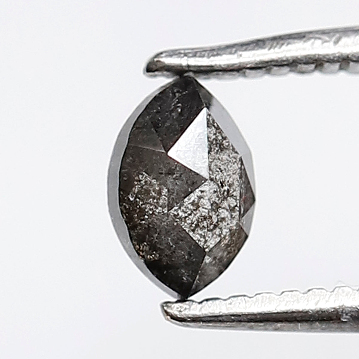 0.40 CT 5.50 MM Marquise Shape Salt and Pepper Diamond Natural Loose Gray Black Color Diamond