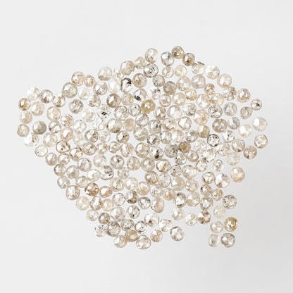 Natural 5.02 Ct Light Brown Rose Cut Diamonds | 181 Pcs 1.50–2.00 mm Loose Diamond Lot For Wedding Jewelry