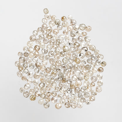 Natural 5.02 Ct Light Brown Rose Cut Diamonds | 181 Pcs 1.50–2.00 mm Loose Diamond Lot For Wedding Jewelry
