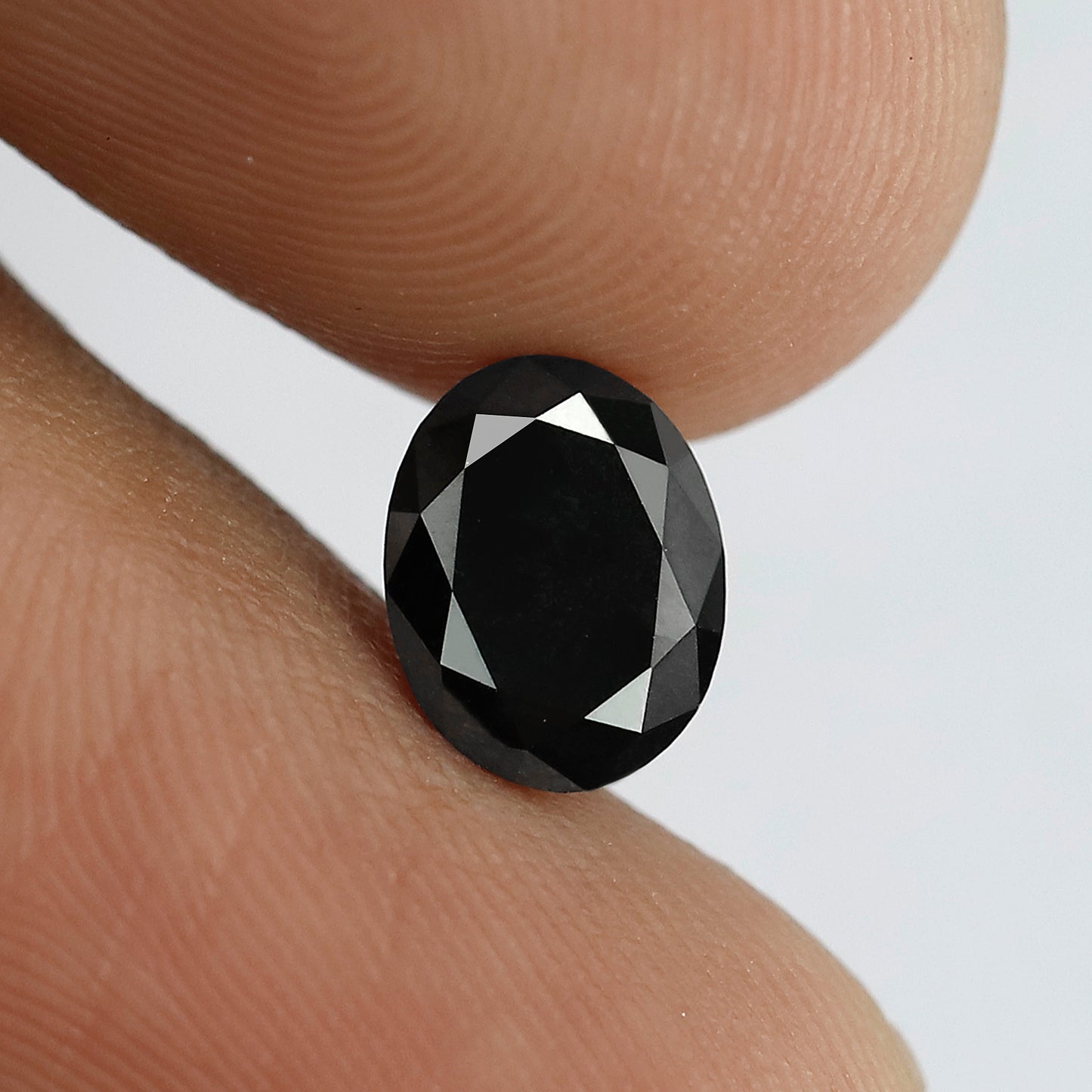 1.37 CT Stunning Heated Black Beautiful Perfect Oval Shaped AAA Quality Natural Loose Diamond Perfect For Making Unique Proposal Ring