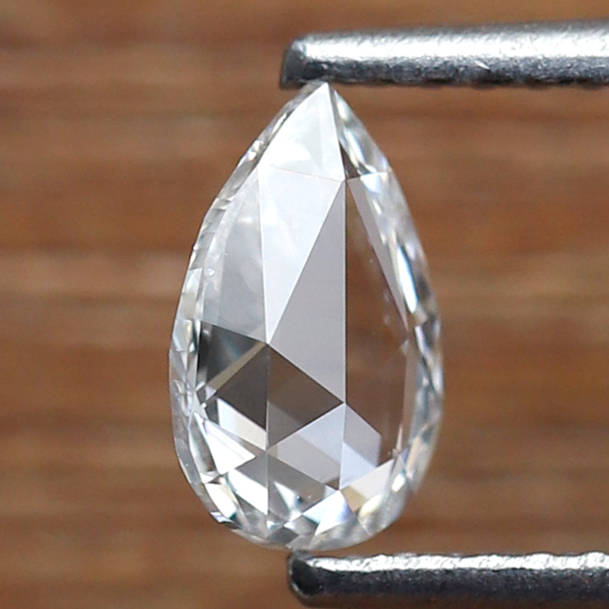 0.48 CT Pear Shape Natural Rose cut Diamond, 6.90 x 4.60 mm FG color Vs Clarity Loose Diamond