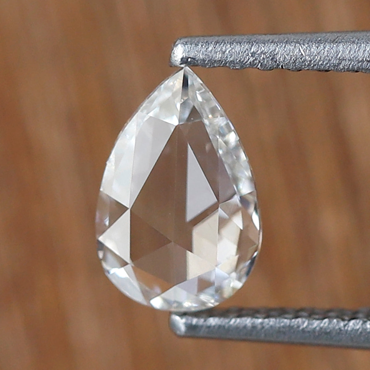 0.48 CT Pear Shape Natural Rose cut Diamond, 6.90 x 4.60 mm FG color Vs Clarity Loose Diamond