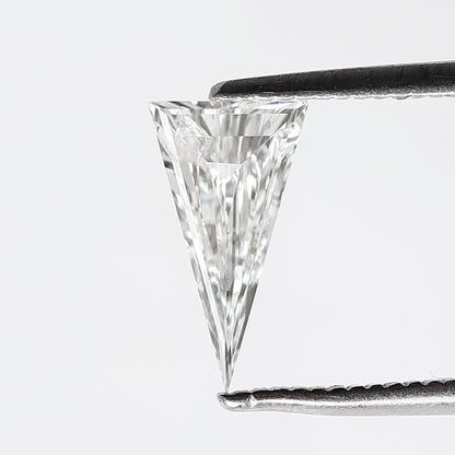 0.46 Ct 9.80 MM Elongated Triangle Shape Natural Loose Diamond Triangle Cut FG Color Vs Si Clarity Diamond