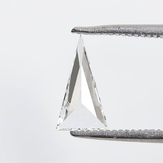 0.46 Ct 9.80 MM Elongated Triangle Shape Natural Loose Diamond Triangle Cut FG Color Vs Si Clarity Diamond