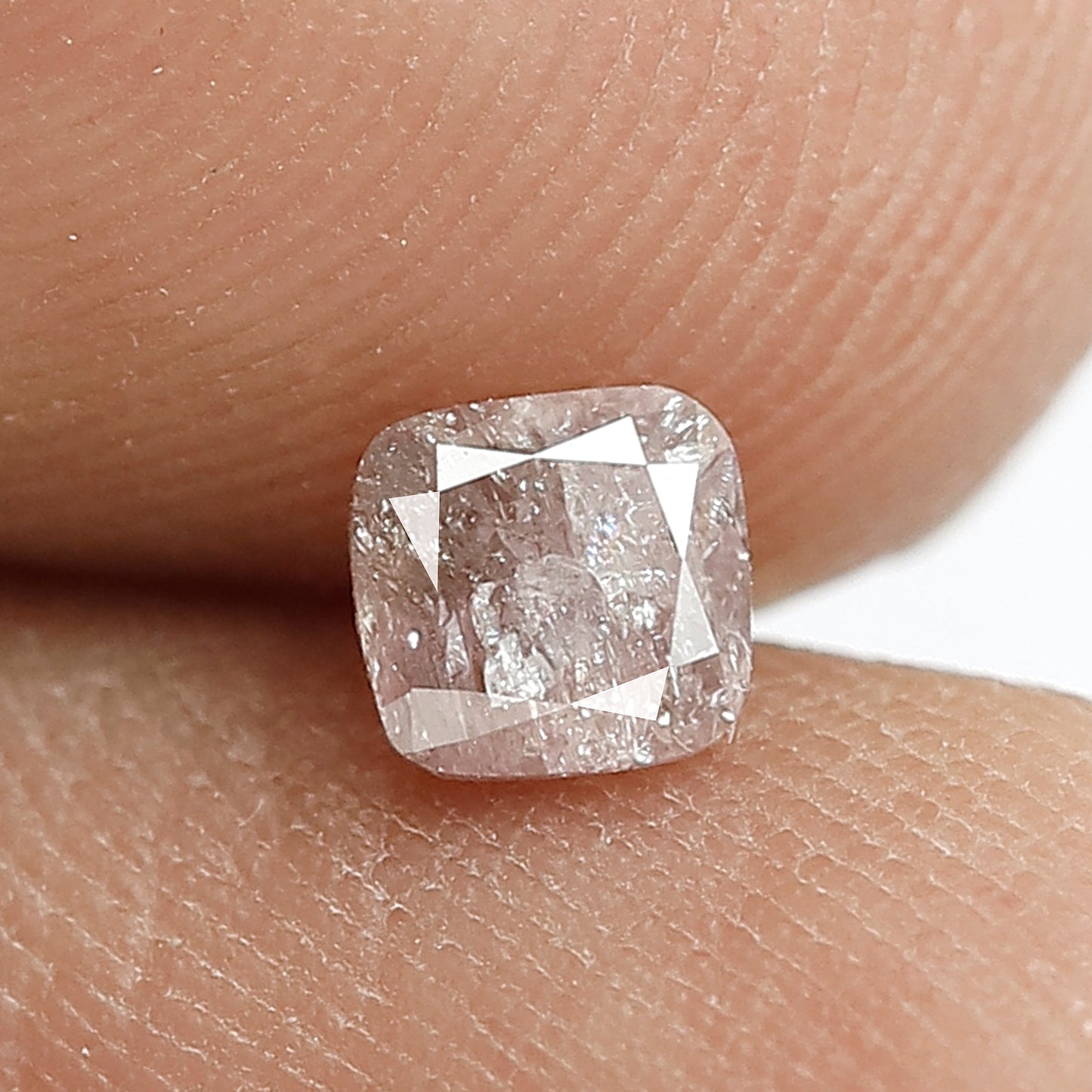0.50 CT Stunning cushion shape fancy purplish pink color 4 mm Natural Diamond Perfect For Making Fancy Bespoke Jewelry