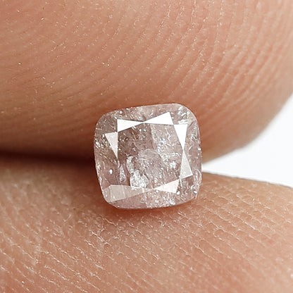 0.50 CT Stunning cushion shape fancy purplish pink color 4 mm Natural Diamond Perfect For Making Fancy Bespoke Jewelry