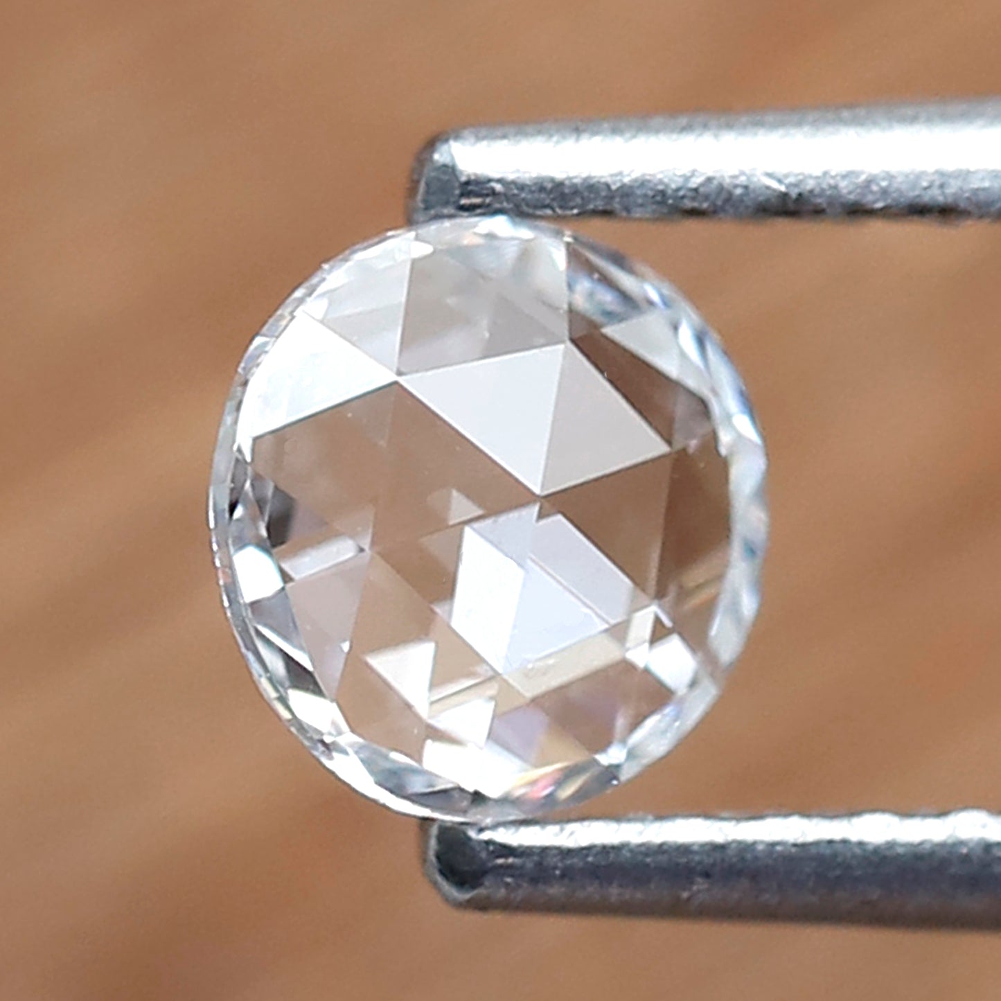 0.28 CT Round Shape Loose Natural Diamond, 5 x 5 mm Earth Mined Rose cut Diamond For Making Bridal Ring