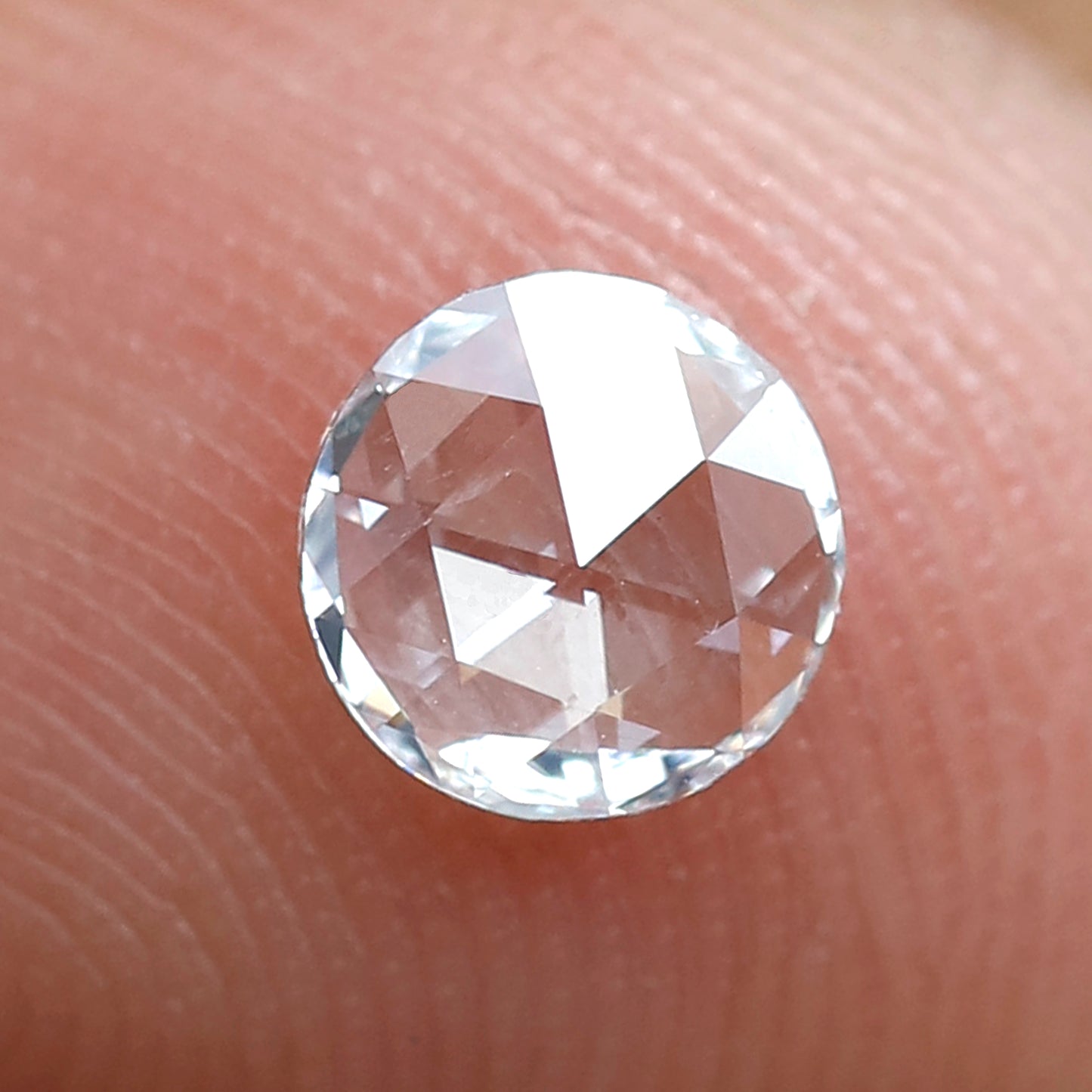 0.28 CT Round Shape Loose Natural Diamond, 5 x 5 mm Earth Mined Rose cut Diamond For Making Bridal Ring