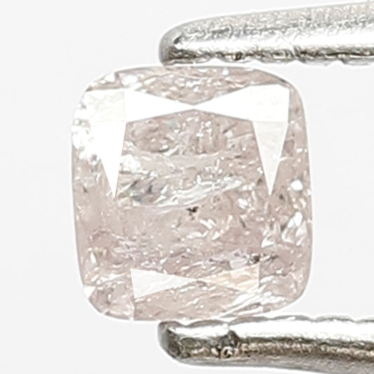 4 MM Splendid Natural light Pink Cushion Shaped 0.36 CT Shining Faceted Pointed Brilliant Cut Diamond Perfect For Making Unique Ring Jewelry