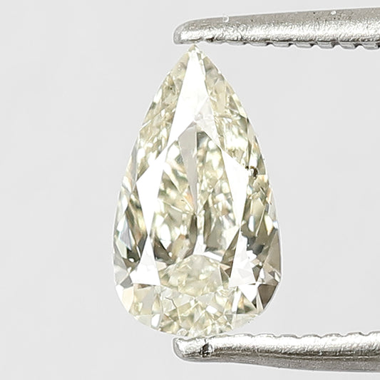 0.73 CT GIA Certified Pear Shaped Brilliant Cut Diamond Q Color SI2 Clarity Perfect For Making Pear Diamond Engagement Ring