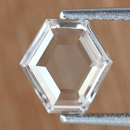 0.88 Ct EF VVS Geometric Rose Cut Diamond, Natural Conflict Free Loose Diamond for Custom Ring, Pendant, Fine Jewelry Making