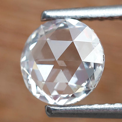 0.64 CT Round Rose cut Diamond | 6.50 x 6.50 mm Natural FG color VS Clarity Loose Diamond For Birthday Gift
