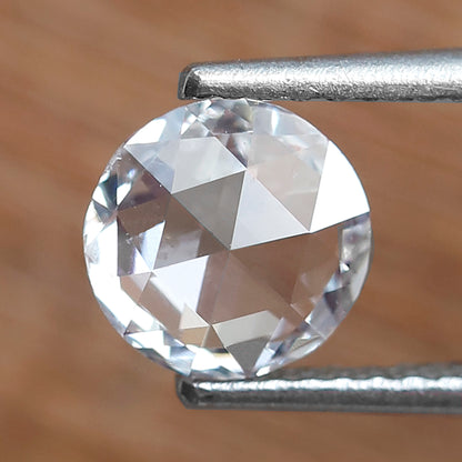 0.64 CT Round Rose cut Diamond | 6.50 x 6.50 mm Natural FG color VS Clarity Loose Diamond For Birthday Gift