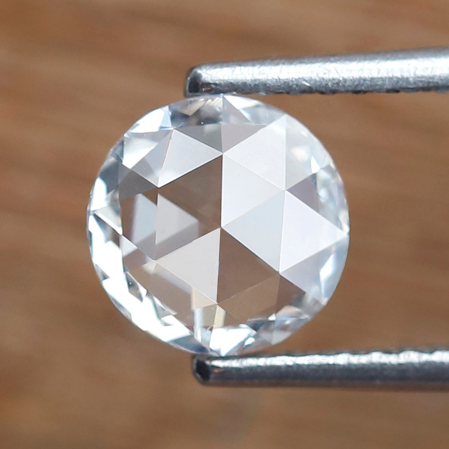 0.64 CT Round Rose cut Diamond | 6.50 x 6.50 mm Natural FG color VS Clarity Loose Diamond For Birthday Gift